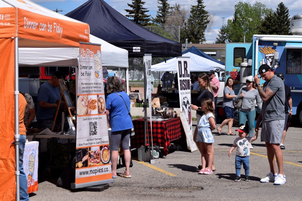 The Airdrie Farmers Market returned for another summer at Jensen Park on June 5. 