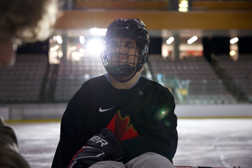 After hockey, Ryan Straschnitzki changed gears and is now training to qualify into the Paralympics as a wheelchair basketball player. 