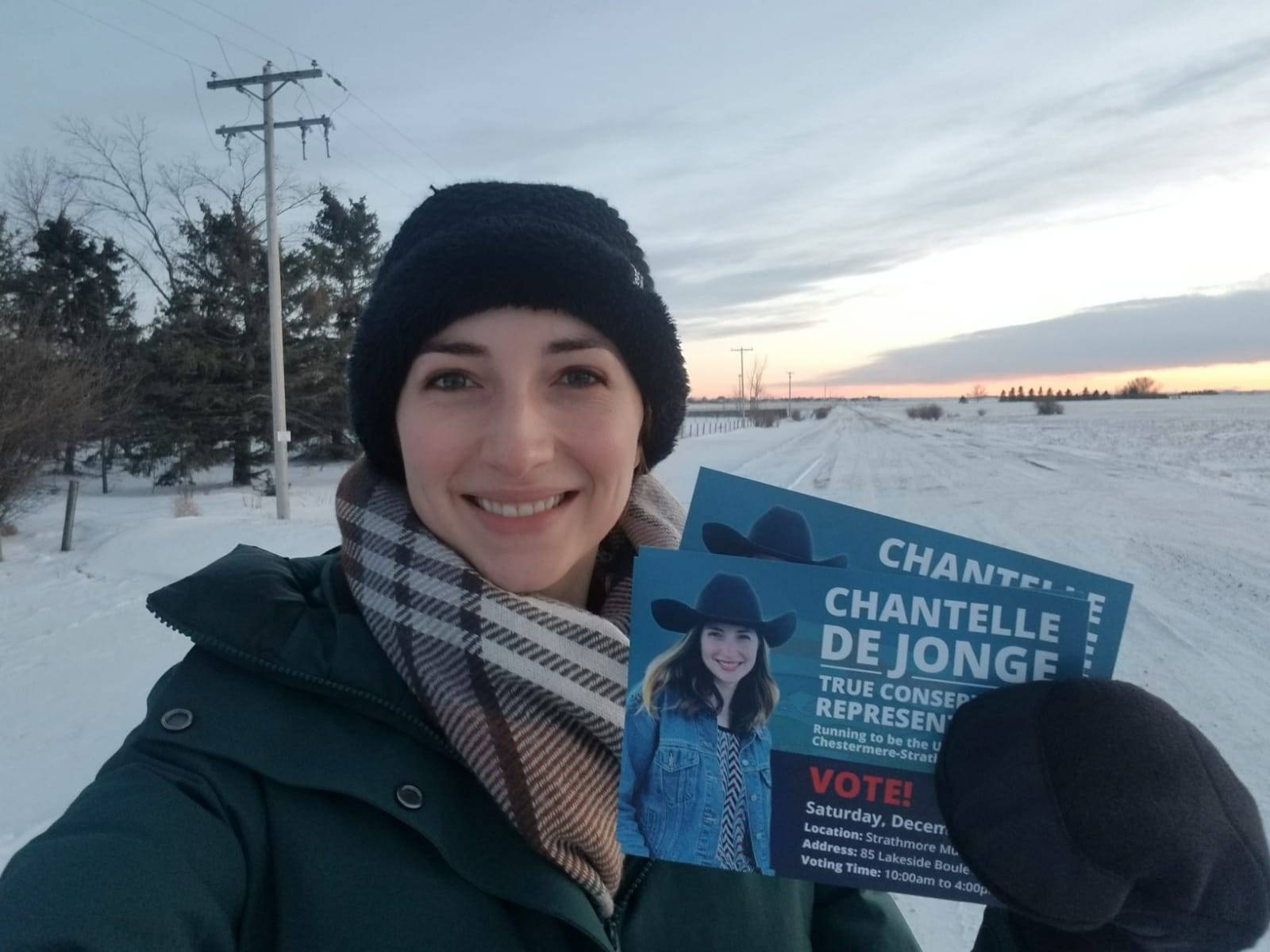 Chantelle de Jonge advocating for a strong and free Alberta - The