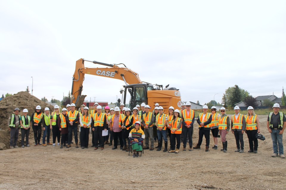 Ground broke on the City of Airdrie's future library and multi-use facility on Aug. 21, 2023.