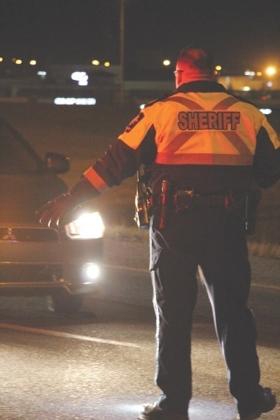 Airdrie RCMP, Alberta Sheriffs and City of Airdrie Peace Officers held a joint checkstop event Dec. 2 to launch awareness of the dangers of drinking and driving over the