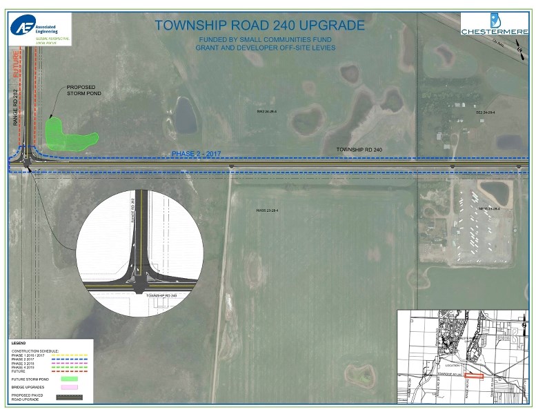 Chestermere begins next phase of road upgrade - Airdrie News