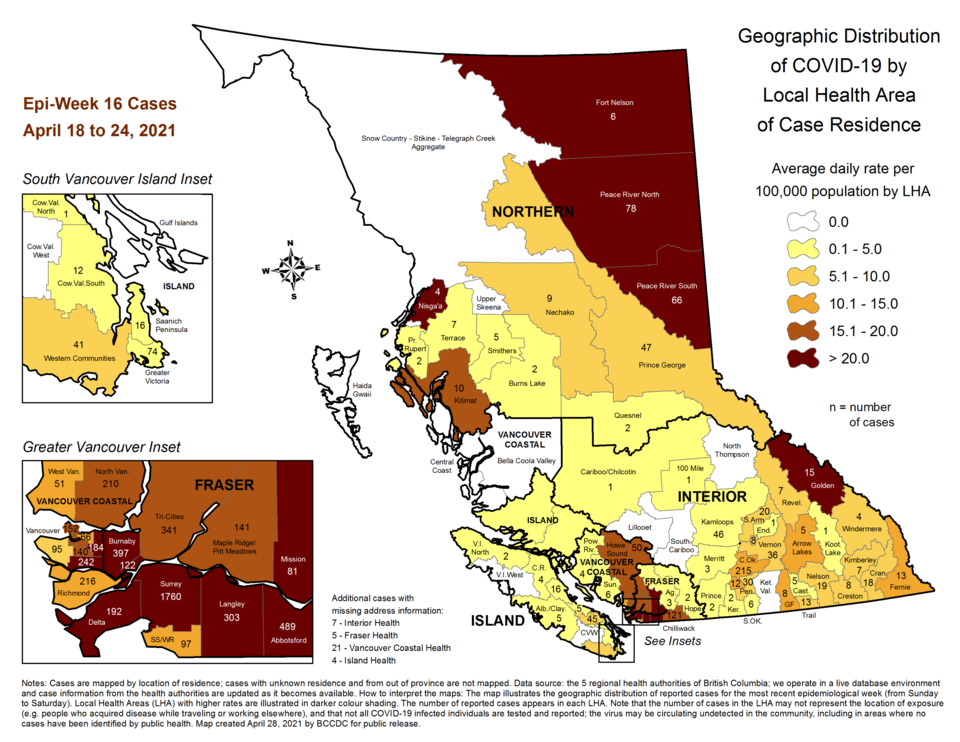 Northeast B C Covid 19 Update For April 28 Alaska Highway News