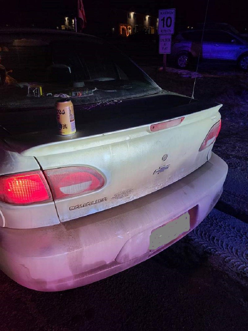 Driver foiled by beer can, say Fort St. John RCMP - Prince George Citizen