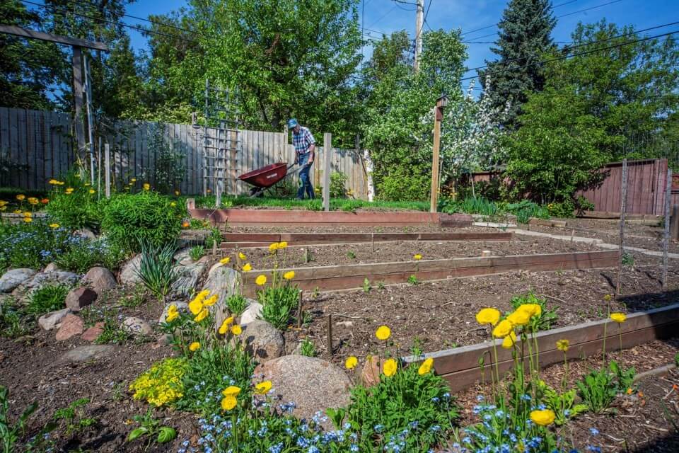 Raised Garden Bed Prep