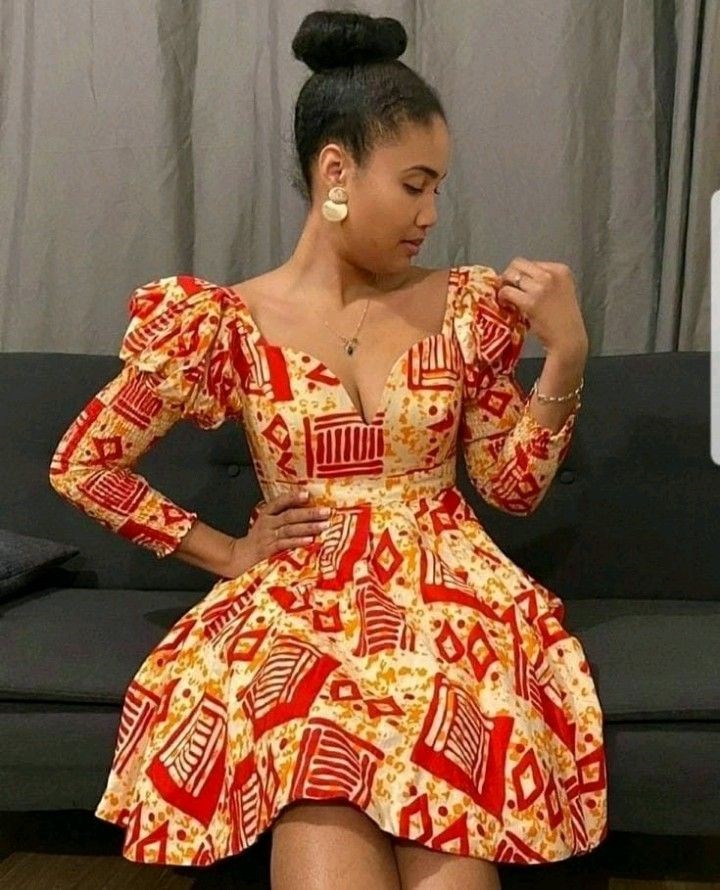 Explore the latest Ankara short gown styles of 2024 AlimoshoToday