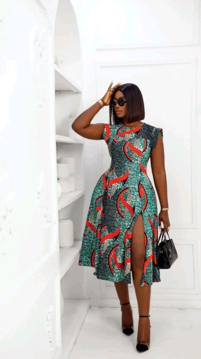 Explore the latest Ankara short gown styles of 2024 AlimoshoToday