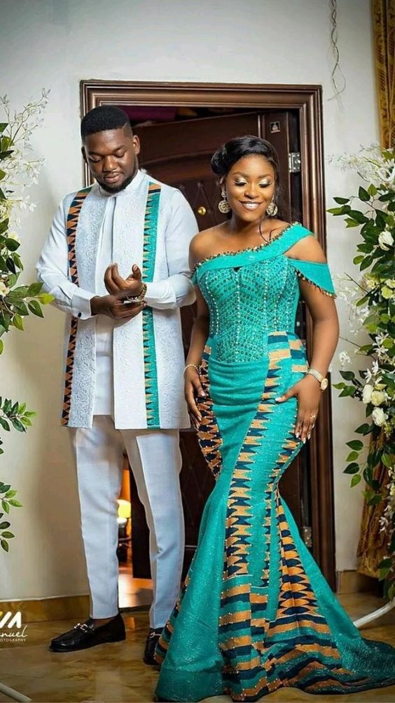 Nigerian outfit for couples best sale