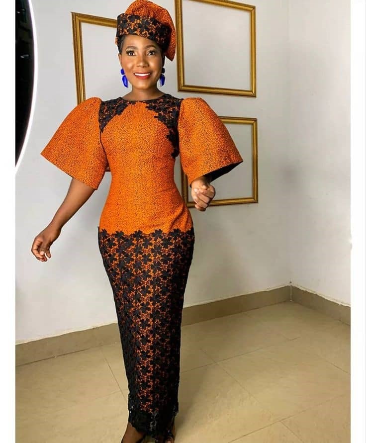 Unveiling the perfect pairing of Ankara and Lace gowns for stylish  fashionistas 