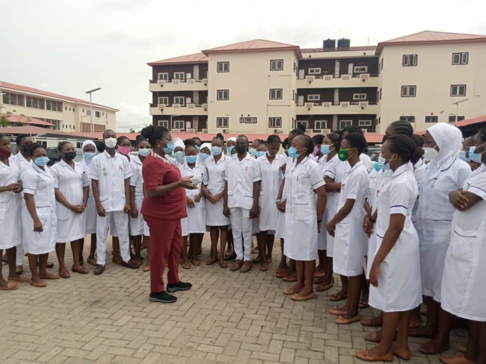 Photo News Algh Hosts Students From Lagos State College Of Nursing