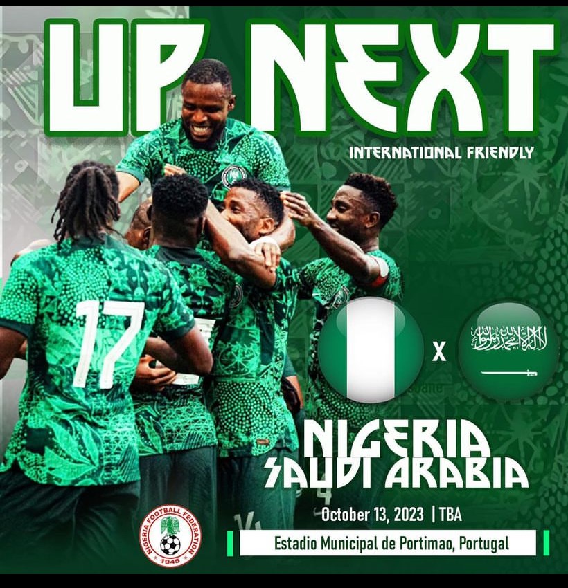Here is the squad list for the Super Eagles of Nigeria ahead of  International friendlies
