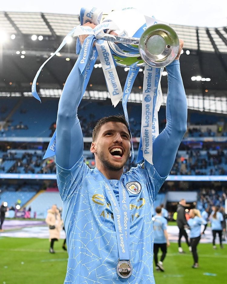 Ruben Dias crowned Premier league player of the season.