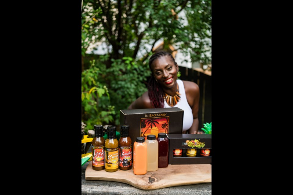 Jacqui Iris tapped into her Jamaican heritage to develop her IrisBackayard sauces and food products.