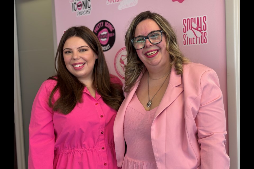 Brittney Megann (left) founded Socials & Stilettos in 2019, after a car accident curtailed her hairdressing career. Nicole Tonol (right) joined the team in 2020.