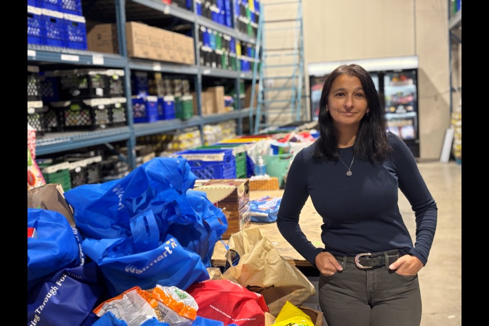 Sandra Seepaul said the Aurora Food Pantry is still sorting through the flood of donations that came in over the holidays.