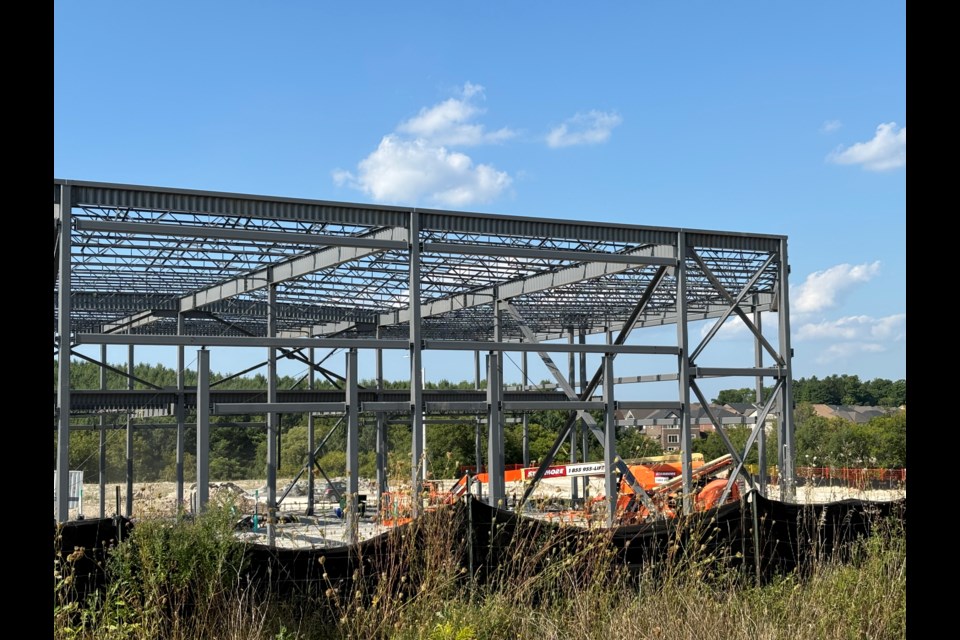 Construction work has begun on the Aurora Mills Business Park.