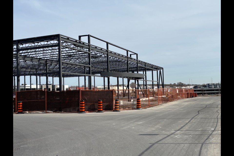 Goulding Avenue is set for a lot of development, as construction on a new Shoppers Drug Mart for the HomeSense and Winners superstore and Farm Boy in Aurora.