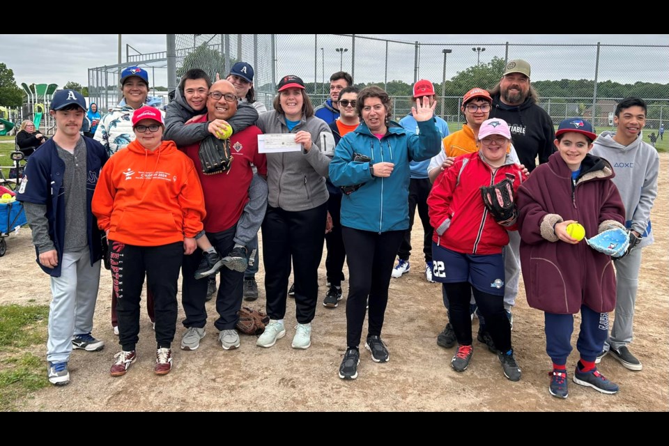 Dan Banks (back row, right) has been involved with Special Olympics Aurora for more than a decade.