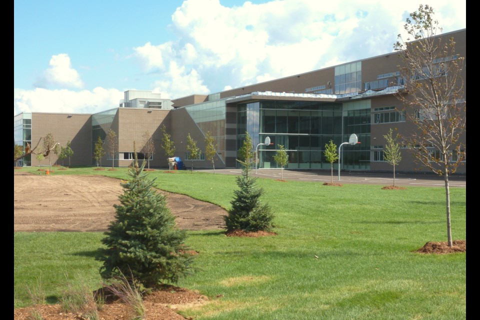 Maple Ridge Secondary School is located on Mapleview Drive East in southeast Barrie