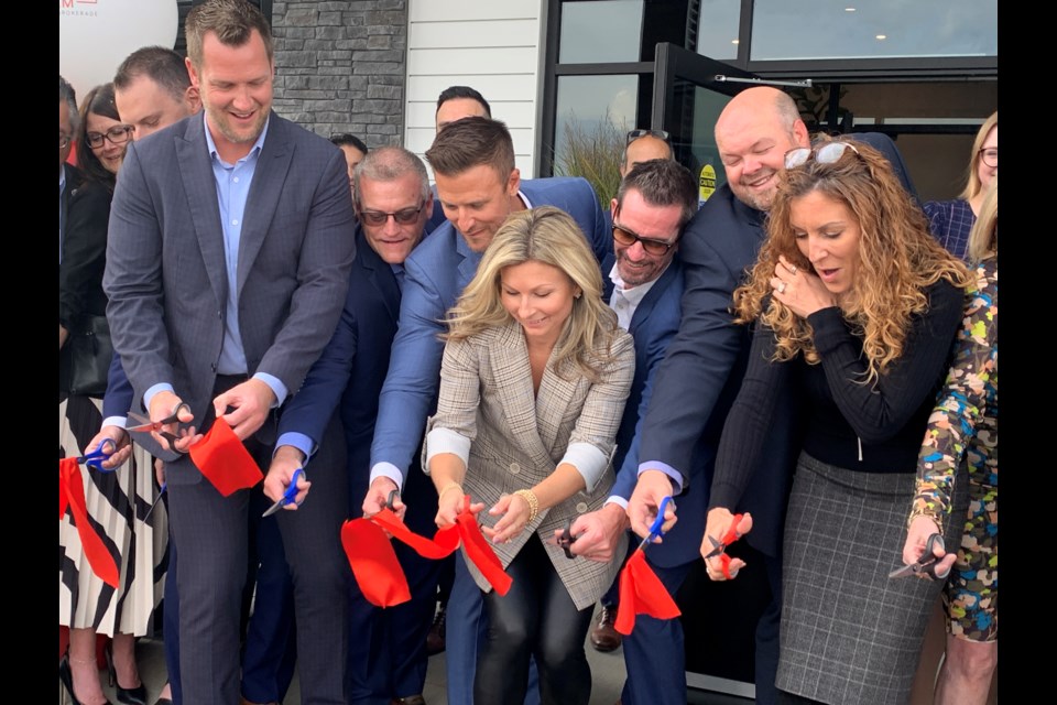 Members of The Faris Team celebrated the official grand opening of the local real estate company's new head quarters in Barrie's south east end on Oct. 8, 2022.