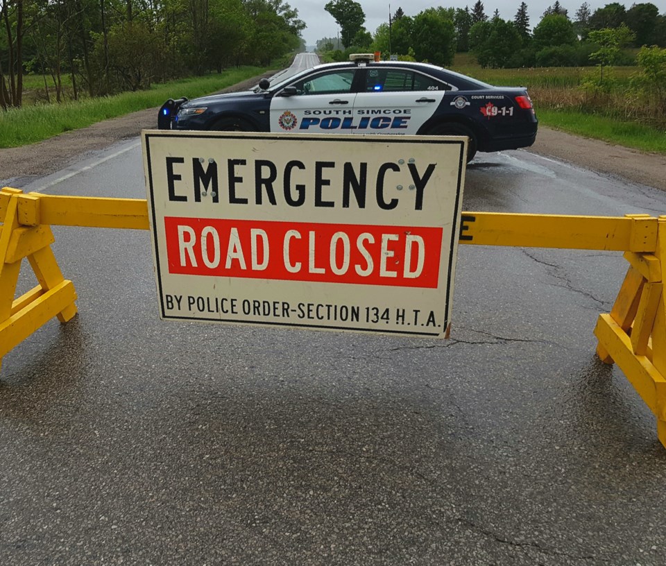 10th Sideroad Collision Scene