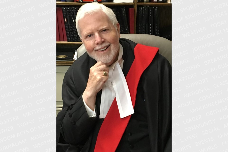 Roland Harris, a retired Barrie judge, lost a long-fought battle with cancer on Jan. 6. He was 76.