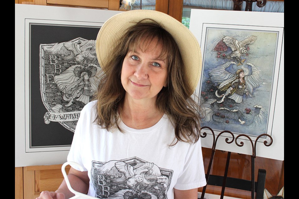 Heather Dekker is using art to help raise awareness and funds for Cystic Fibrosis.