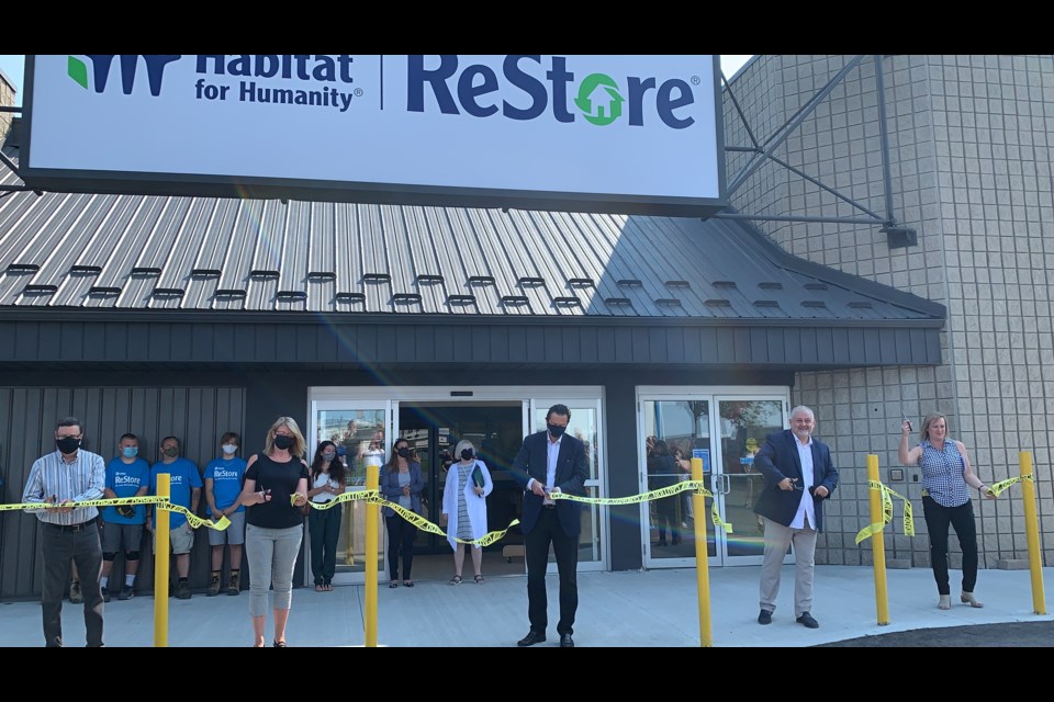 The doors at the new 24,000-square-foot Habitat For Humanity Huronia ReStore, located on Bayfield Street, are officially open.