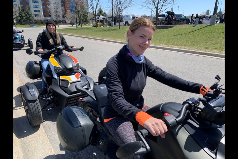 Olympian Natalie Spooner and TV personality Sherry Holmes are excited to hit the road as part in the 16th annual International Female Ride Day on Saturday.