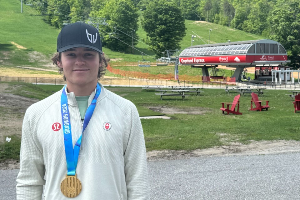 Charlie Beatty, 16, who grew up skiing at Horseshoe Valley Resort in Oro Medonte, brought home Canada’s first gold medal at the Gangwon 2024 Youth Olympic Games.