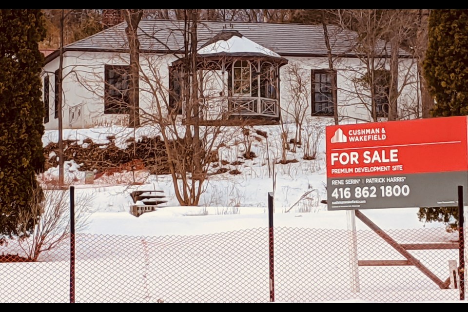 The property at 114 Blake St. (foreground) in Barrie is shown in front of 47 Rodney St.