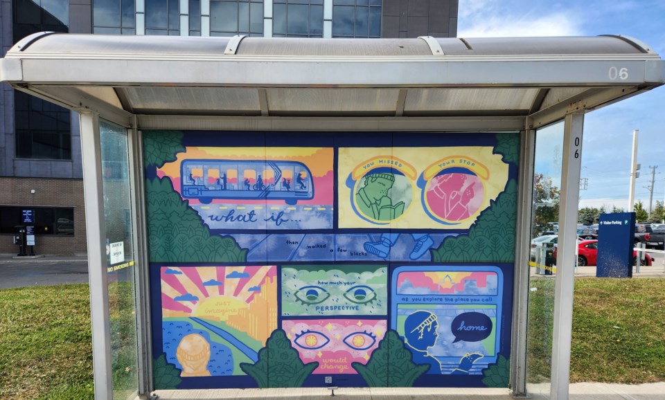 Artwork installed at city transit shelters - Barrie News