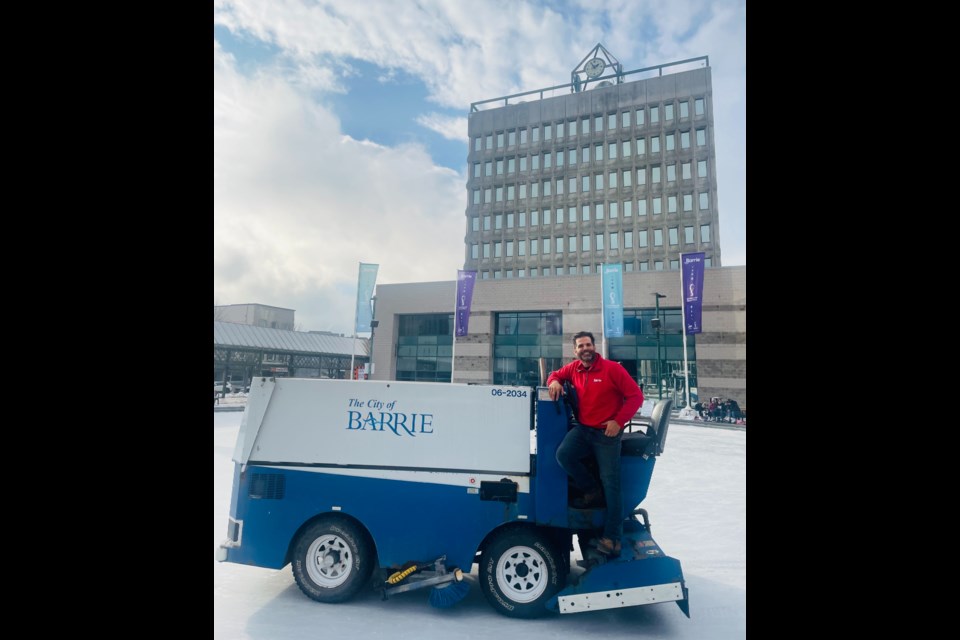 City of Barrie outdoor recreation facility co-ordinator Joe Breedon.