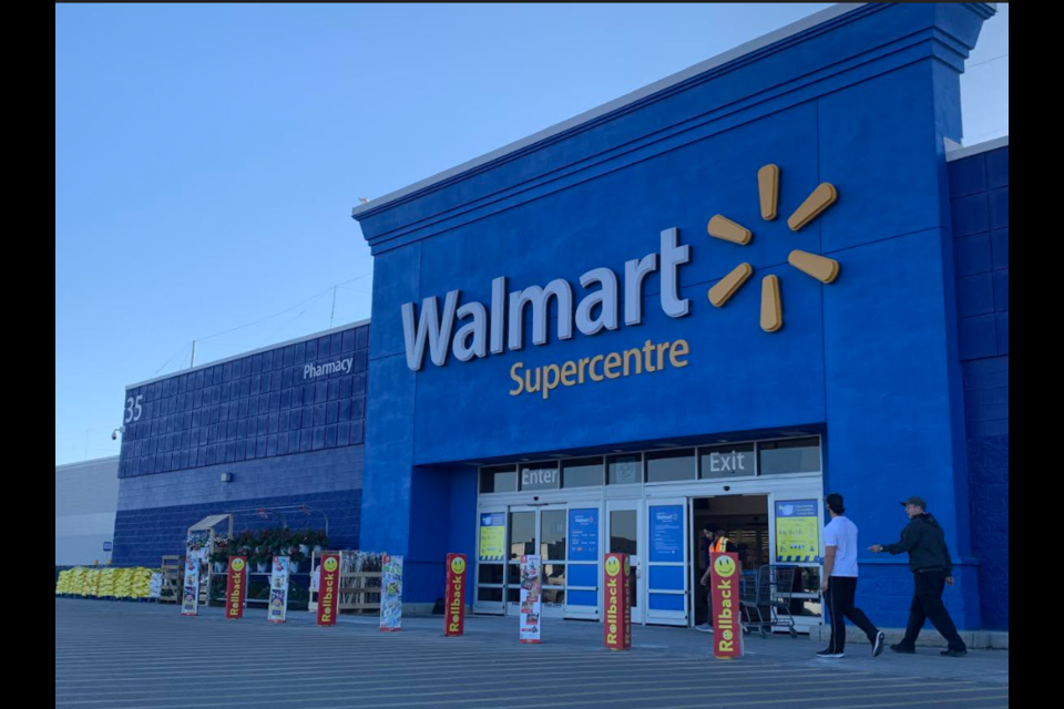 The Walmart in south-end Barrie is shown in a file photo. Raymond Bowe/BarrieToday