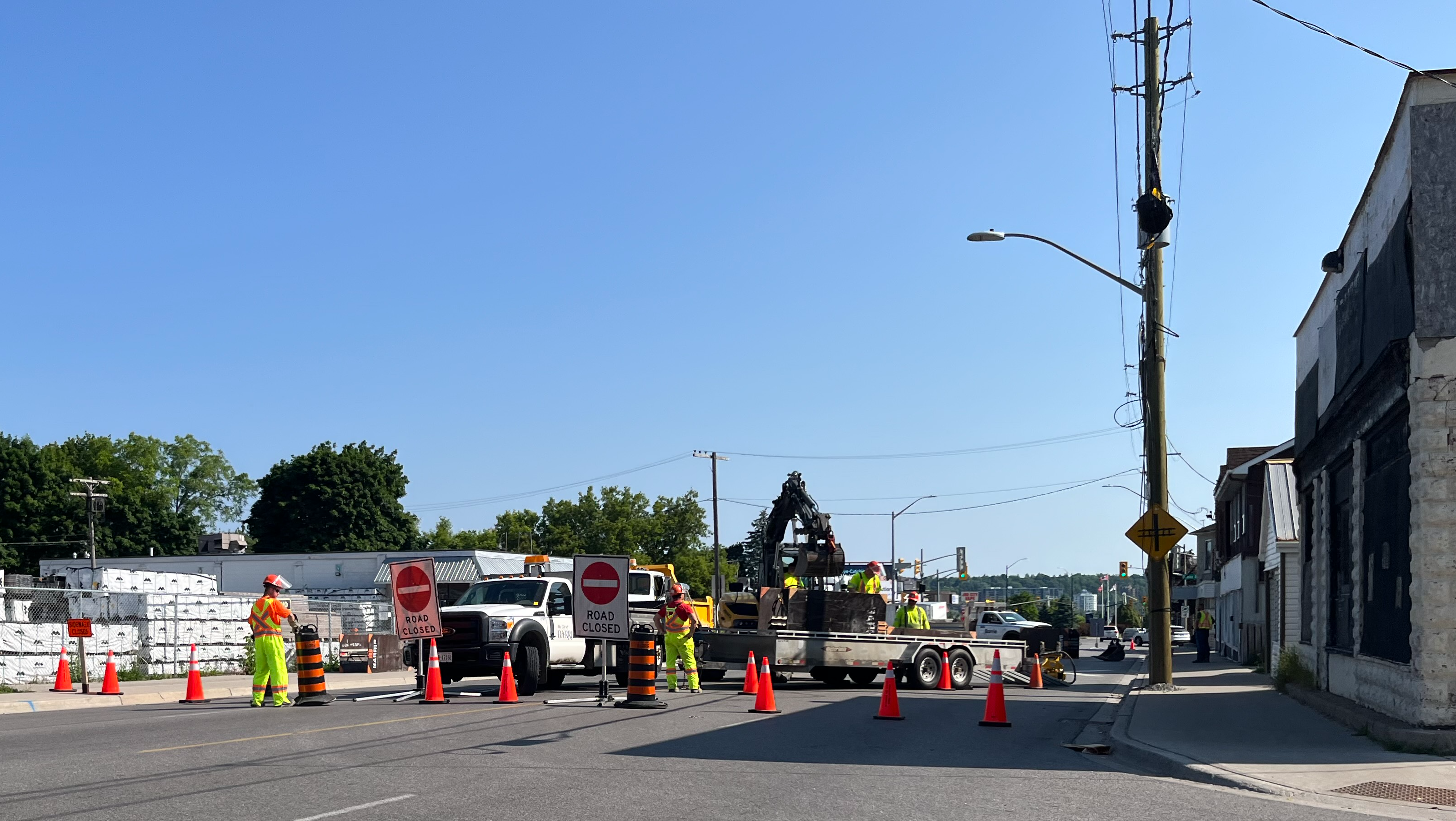 Essa Rd. closed today in Allandale area for sewer replacement