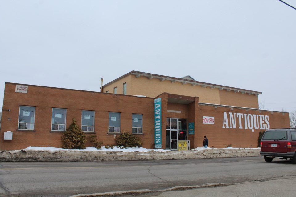 The former Barrie Antiques Centre, located at 272 Innisfil St., as it appears today. Raymond Bowe/BarrieToday