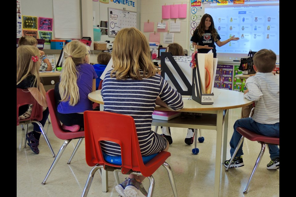 Ms. Bowman's (aka Kirsten Bowman) grade 3 French Immersion class.
Sue Sgambati/BarrieToday          