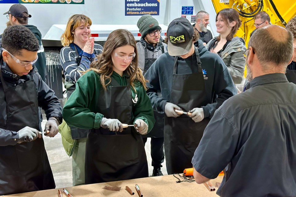 Scene from one of last year's Level Up! skilled trades fairs