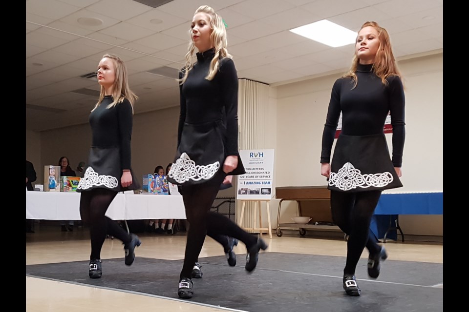 Dancers from the Hamilton School of Irish Dance volunteered their time to entertain the crowd at the Barrie Curling Club. Shawn Gibson/BarrieToday