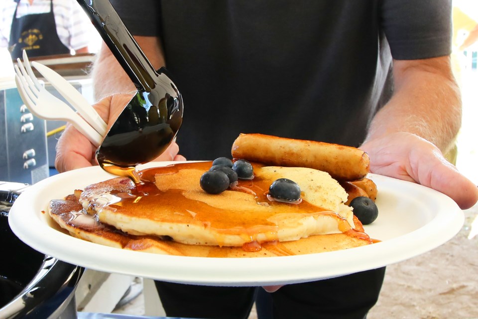 The Knights of Columbus and Barrie Hill Farms hosted the 16th annual Blueberry Pancake Festival in support of Hospice Simcoe on Sunday, July 29, 2018. Kevin Lamb for BarrieToday.