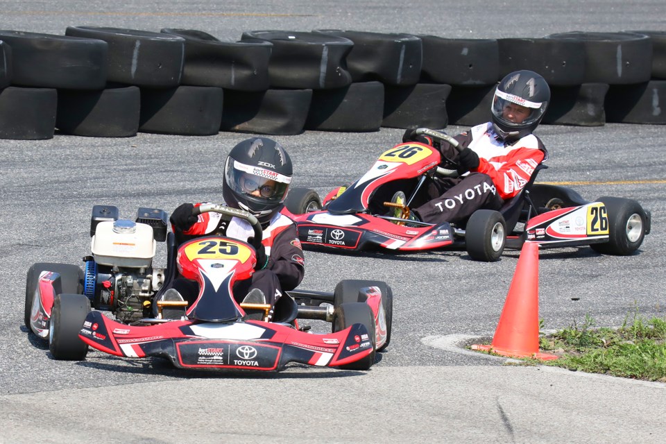 Kids as young as 10-years-old learned to drive as the touring company kartSTART, presented by Toyota, held its event at Sunset Speedway on Sunday, August 5, 2018 and runs until August 8.  The courses are led by professional race car driver Russ Bond and he teaches how the throttle, brakes and steering works. Kevin Lamb for BarrieToday.