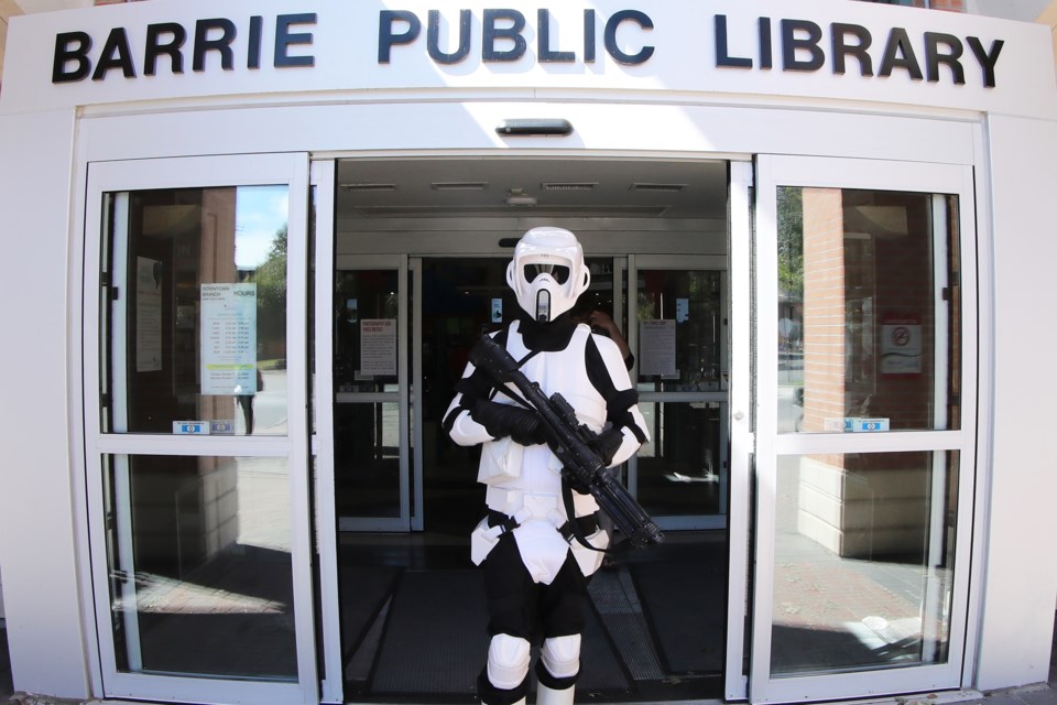 There was new security at the Barrie Public Library Comic Con on Saturday, September 22, 2018. Kevin Lamb for BarrieToday.