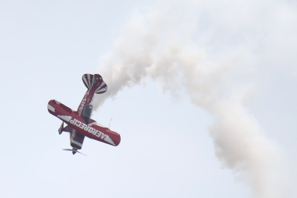 The Barrie Airshow got underway on Saturday. It will continue on Sunday.