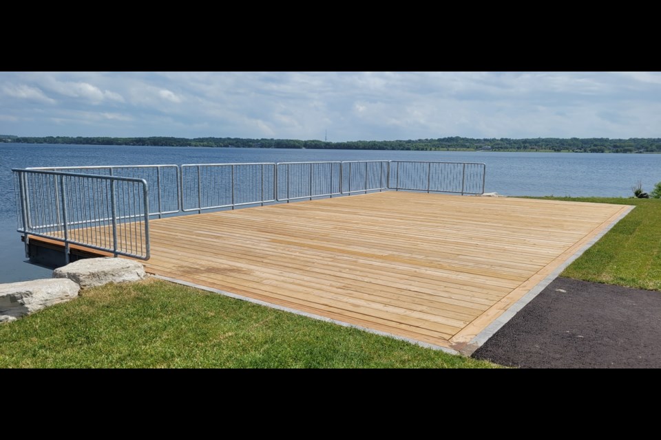 Rotary unveils new fishing platform at Heritage Park - Barrie News