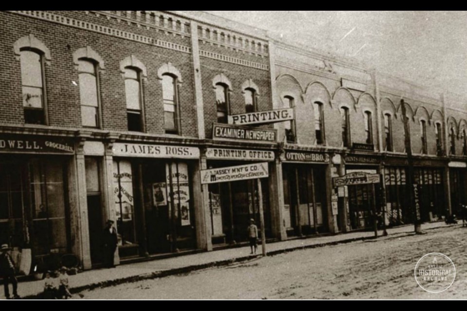 Dunlop Street East is shown in an undated photo.