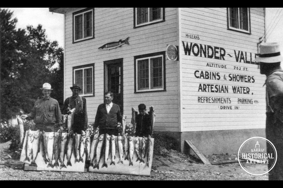 Wonder Valley as it appeared circa 1939. George Brown McLean is shown at the far right.