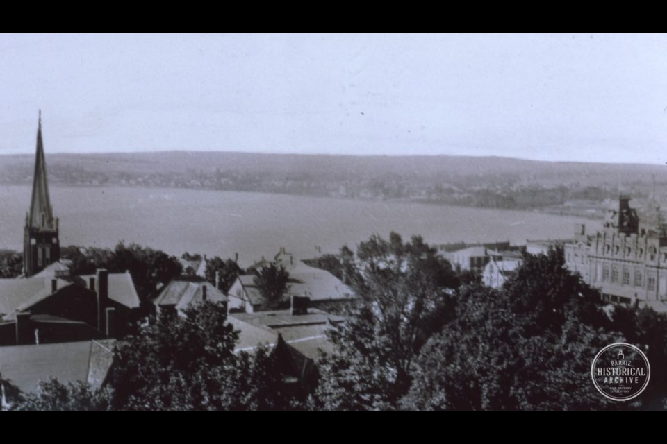 A view of downtown Barrie taken from the Barrie Jail.