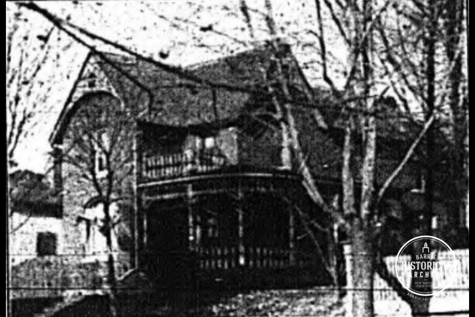 The home at 5 Peel St., circa 1905.