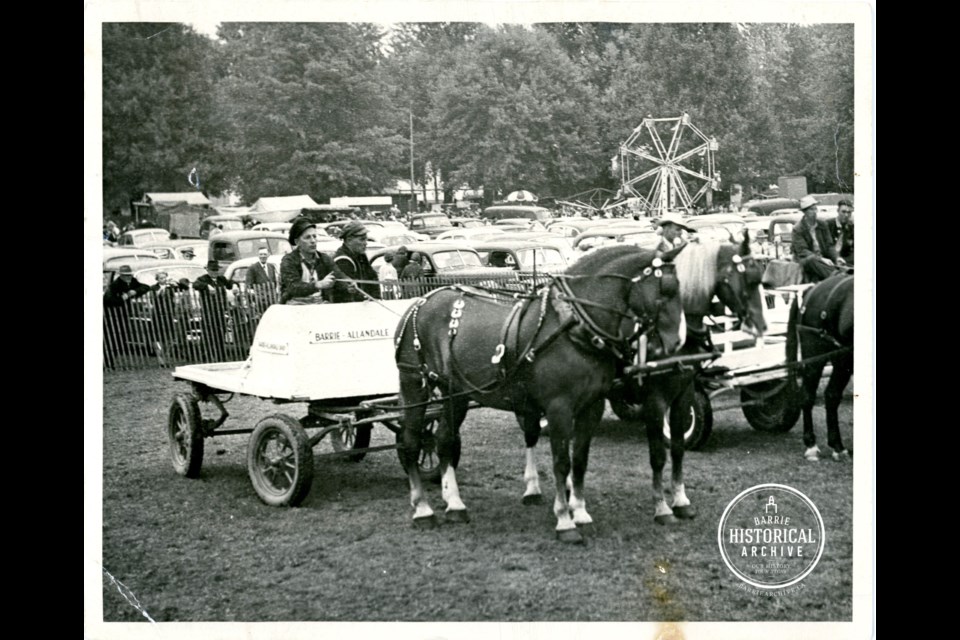 The Barrie Fair in 1950