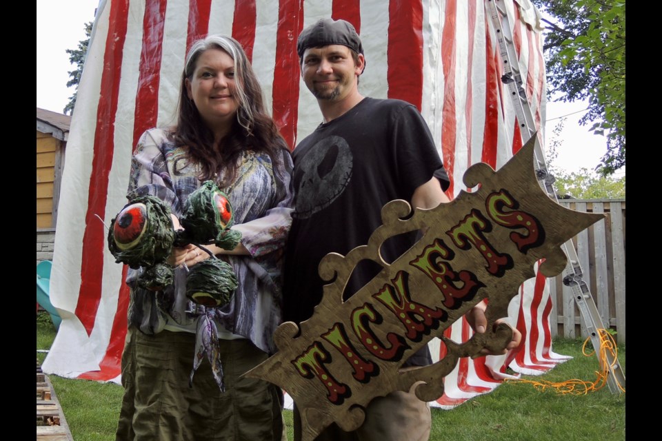 Mat and Jennifer are already working on this year's Halloween Haunt at their home at 18 Northpark Road.
Sue Sgambati/BarrieToday     